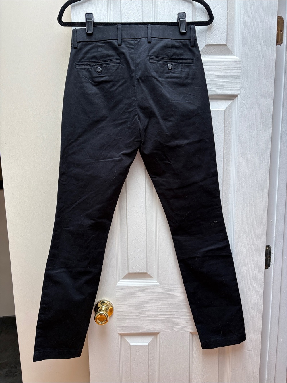 Gap pants NWT Skinny performance Black Chino Pants - size 28 x 30 $60 paid - Picture 9 of 10
